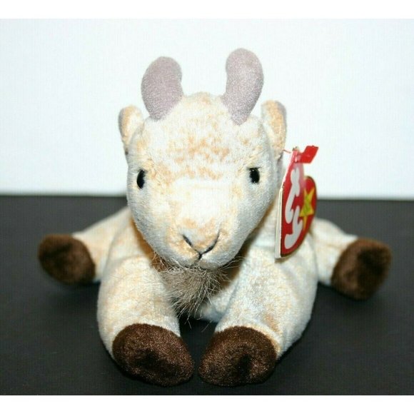 TY Beanie Baby Goatee Goat 1999 retired 4235 brown - Picture 1 of 10